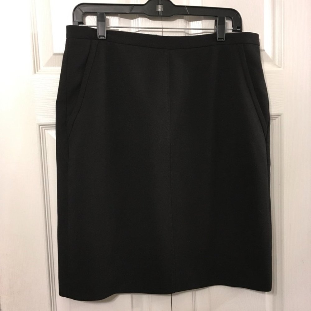 Anne Klein Classic Black Pencil Skirt